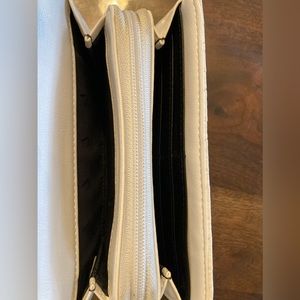 White wallet that is very nice size